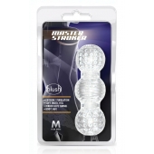 Прозрачный фигурный мастурбатор Master Stroker - Blush Novelties - в Коломне купить с доставкой