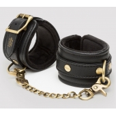 Черные наручники Bound to You Faux Leather Wrist Cuffs - Fifty Shades of Grey - купить с доставкой в Коломне