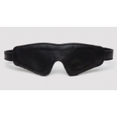 Черная плотная маска на глаза Bound to You Faux Leather Blindfold - Fifty Shades of Grey - купить с доставкой в Коломне