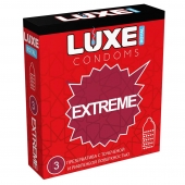 Текстурированные презервативы LUXE Royal Extreme - 3 шт. - Luxe - купить с доставкой в Коломне
