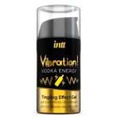 Жидкий интимный гель с эффектом вибрации Vibration! Vodka Energy - 15 мл. - INTT - купить с доставкой в Коломне