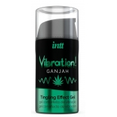 Жидкий интимный гель с эффектом вибрации Vibration! Ganjah - 15 мл. - INTT - купить с доставкой в Коломне
