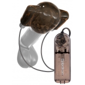 Дымчатый вибростимулятор головки пениса Dual Vibrating Head Teaser - Pipedream - в Коломне купить с доставкой