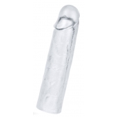 Прозрачная насадка-удлинитель Flawless Clear Penis Sleeve Add 1 - 15,5 см. - Lovetoy - в Коломне купить с доставкой