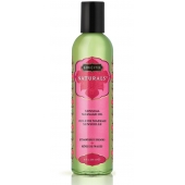 Массажное масло Naturals Strawberry Dreams с ароматом клубники - 236 мл. - Kama Sutra - купить с доставкой в Коломне