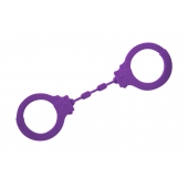 Фиолетовые силиконовые поножи Limitation - Lola Games - купить с доставкой в Коломне