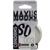 Экстремально тонкие презервативы в железном кейсе MAXUS Extreme Thin - 3 шт. - Maxus - купить с доставкой в Коломне