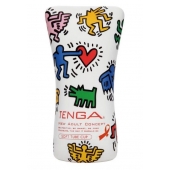 Мастурбатор-туба Keith Haring Soft Tube CUP - Tenga - в Коломне купить с доставкой