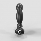 Черный вибромассажер простаты и промежности Prostate Pro с пультом ДУ - Bathmate - в Коломне купить с доставкой