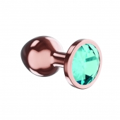 Пробка цвета розового золота с малиновым кристаллом Diamond Topaz Shine L - 8,3 см. - Lola Games - купить с доставкой в Коломне
