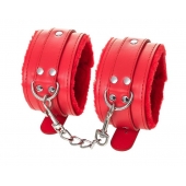 Красные оковы Anonymo из искусственной кожи - ToyFa - купить с доставкой в Коломне