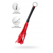 Красно-черный флоггер Anonymo - 28 см. - ToyFa - купить с доставкой в Коломне