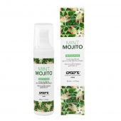 Разогревающее массажное масло с ароматом мохито Gourmet Mint Mojito - 50 мл. - Exsens - купить с доставкой в Коломне