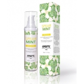 Разогревающее массажное масло Gourmet Spearmint Organic с органическими ингредиентами - 50 мл. - Exsens - купить с доставкой в Коломне