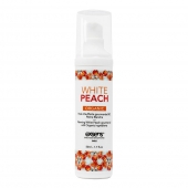 Разогревающее массажное масло Gourmet White Peach Organic с органическими ингредиентами - 50 мл. - Exsens - купить с доставкой в Коломне