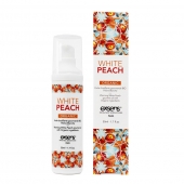 Разогревающее массажное масло Gourmet White Peach Organic с органическими ингредиентами - 50 мл. - Exsens - купить с доставкой в Коломне