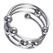 Большое металлическое кольцо под головку пениса - ToyFa - купить с доставкой в Коломне