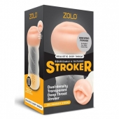 Мастурбатор-ротик ZOLO DEEP THROAT - Zolo - в Коломне купить с доставкой