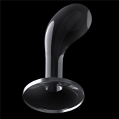 Прозрачный стимулятор простаты Flawless Clear Prostate Plug - 15 см. - Lovetoy - в Коломне купить с доставкой