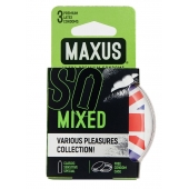 Презервативы в пластиковом кейсе MAXUS AIR Mixed - 3 шт. - Maxus - купить с доставкой в Коломне