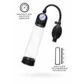 Прозрачная механическая помпа Roald с манометром - Sexus - в Коломне купить с доставкой