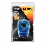 Голубое эрекционное виброкольцо Reusable 5 Function Cock Ring - Blush Novelties - в Коломне купить с доставкой