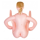 Надувная секс-кукла с реалистичной головой и поднятыми ножками - ToyFa - в Коломне купить с доставкой