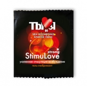 Разогревающий гель-лубрикант Stimulove Strong в одноразовой упаковке - 4 гр. - Биоритм - купить с доставкой в Коломне