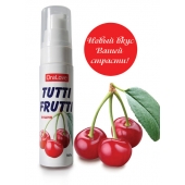 Гель-смазка Tutti-frutti с вишнёвым вкусом - 30 гр. - Биоритм - купить с доставкой в Коломне