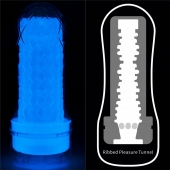 Светящийся в темноте мастурбатор Lumino Play Masturbator Ribbed - Lovetoy - в Коломне купить с доставкой