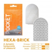 Карманный мастурбатор HEXA-BRICK - Tenga - в Коломне купить с доставкой