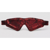 Двусторонняя красно-черная маска на глаза Reversible Faux Leather Blindfold - Fifty Shades of Grey - купить с доставкой в Коломне