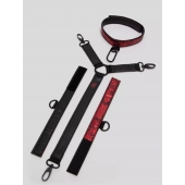 Ошейник с наручниками Reversible Faux Leather Collar and Wrist - Fifty Shades of Grey - купить с доставкой в Коломне