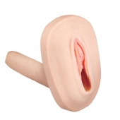 Мастурбатор-вагина с вибрацией и выносным пультом управления REALSTUFF SMOOTH   BALD - Dream Toys - в Коломне купить с доставкой
