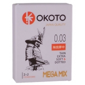 Набор из 4 презервативов OKOTO MegaMIX - Sitabella - купить с доставкой в Коломне
