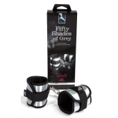 Серо-черные наручники Totally His - Fifty Shades of Grey - купить с доставкой в Коломне