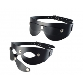 Черная кожаная маска  Новичок - Sitabella - купить с доставкой в Коломне