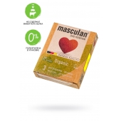 Экологически чистые презервативы Masculan Organic - 3 шт. - Masculan - купить с доставкой в Коломне