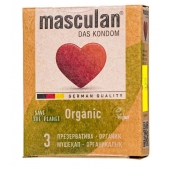 Экологически чистые презервативы Masculan Organic - 3 шт. - Masculan - купить с доставкой в Коломне