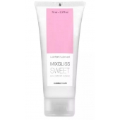 Смазка на водной основе Mixgliss Sweet с ароматом бабл-гам - 70 мл. - Mixgliss - купить с доставкой в Коломне