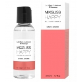 Смазка на силиконовой основе Mixgliss Happy - 50 мл. - Mixgliss - купить с доставкой в Коломне