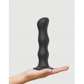 Черная насадка Strap-On-Me Dildo Geisha Balls size XL - Strap-on-me - купить с доставкой в Коломне