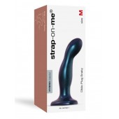 Темно-синяя насадка Strap-On-Me Dildo Plug Snaky size M - Strap-on-me - купить с доставкой в Коломне