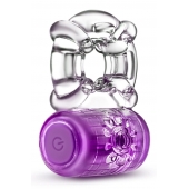 Фиолетовое эрекционное виброкольцо One Night Stand Vibrating C-Ring - Blush Novelties - в Коломне купить с доставкой