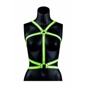 Портупея Body Harness с неоновым эффектом - размер L-XL - Shots Media BV - купить с доставкой в Коломне