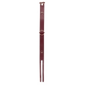 Бордовый ремень Halo Waist Belt - размер L-XL - Shots Media BV - купить с доставкой в Коломне