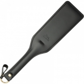 Черная кожаная шлепалка SitaBlack - 30 см. - Sitabella - купить с доставкой в Коломне