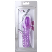 Фиолетовая насадка, удлиняющая половой член - 13,5 см. - Toyfa Basic - в Коломне купить с доставкой