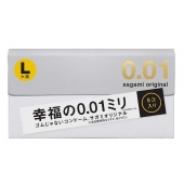 Презервативы Sagami Original 0.02 L-size увеличенного размера - 5 шт. - Sagami - купить с доставкой в Коломне