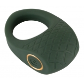 Зеленое эрекционное виброкольцо Luxurious Vibro Cock Ring - Orion - в Коломне купить с доставкой